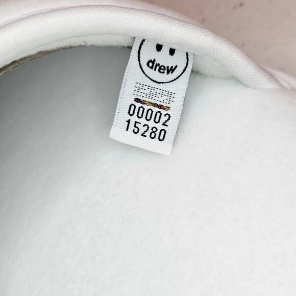 Drew House Mascot Slippers Mens S / M White Justin Bieber Smiley New main image 7